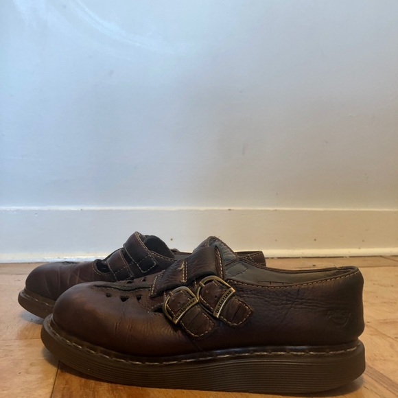 Vintage Dr.Martens mule clog brown leather - Picture 4 of 4